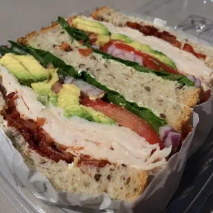 The Cobbie on multigrain bread