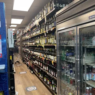 the aisle of the store