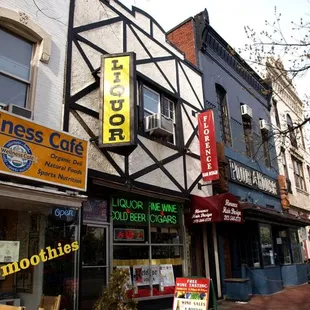the outside of the building