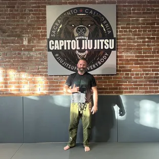 Stoked after class in this awesome space.