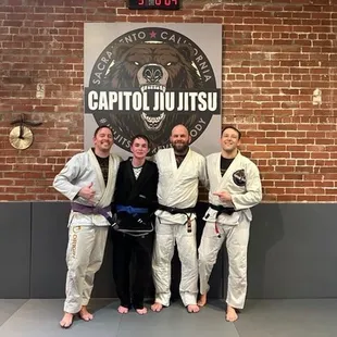 Training with my son and new friends