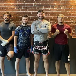 After a great Muay Thai session with Justin