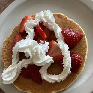 strawberries and whipped cream