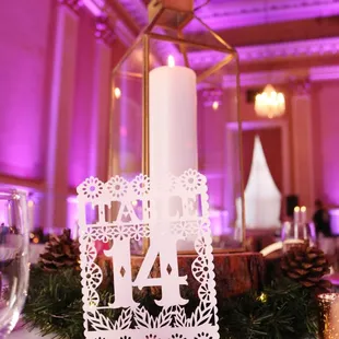 Capitol Plaza Fraternity Room -  Fuchsia Uplighting by Brighten Up Event Lighting www.brightenuplighting.com
