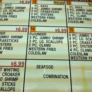 The pricing of the Combination Platters have remained the same for 10+ years which is truly amazing!