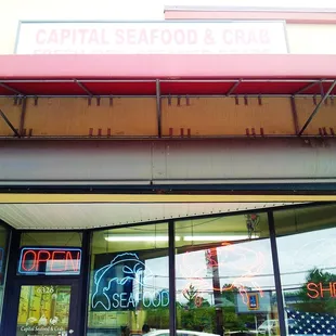 The Capitol Seafood &amp; Crab storefront