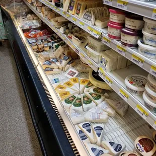 Cheese section. Check out the brie selection and smoked Gouda among others!