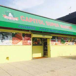 the front of the store