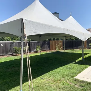 10X20 back yard tent!