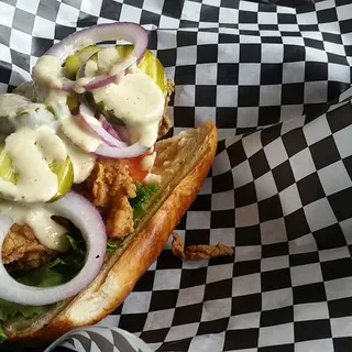 Oyster Po Boy Sandwich
