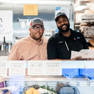 Charles, our Meridian manager is an OG with Caplinger&apos;s. He was 15 years old when he and Andrew 1st worked together at 56th St. Fish Market.