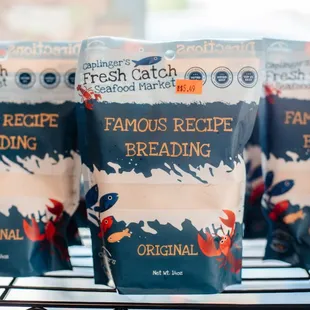 We have our own blend of breading that sets us apart from all the others.