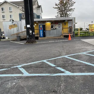 What you see when you pull up outside. Doesn't look like much but don't let it scare you away.