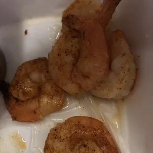 Grilled seasoned shrimp