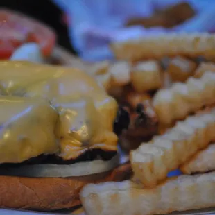 Cheeseburger and Fries
