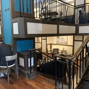 3 levels, it was very empty for a Saturday