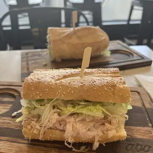 Ovengold Roast Turkey Breast Sub - Large split in 2