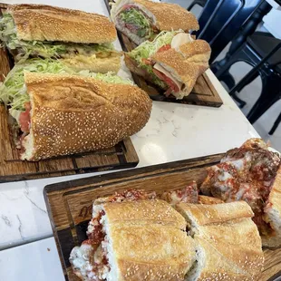 Meatball sub, California cheesesteak, Italian