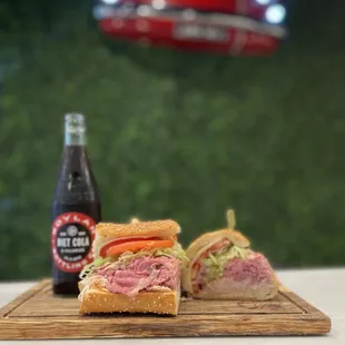 Capo Special sandwich with Boylands cane soda.