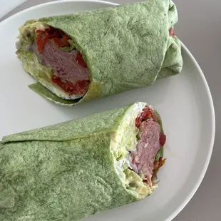 Small spinach wrap