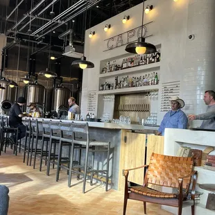 The bar area - nicely done