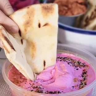 IG @annette.chew - Beet Labni Spread