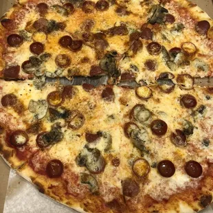 17-inch Pepperoni and Mushroom