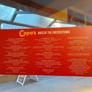 Menu as of January 2023. This tiny restaurant is across Mayfield Road from MOCA in the space Chopsticks used to occupy.