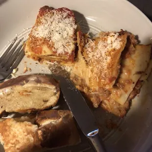 Meat lasagna, so savory!