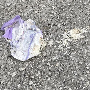 Not just in the parking lot, but in our line. This was an omen of things to come.