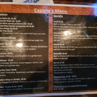 Menu 03/13/2021