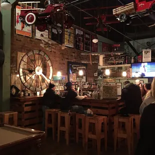 Nice lighting, cozy atmosphere