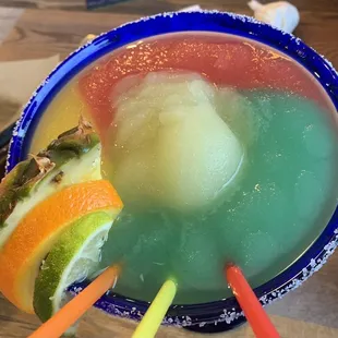 Rainbow margarita!