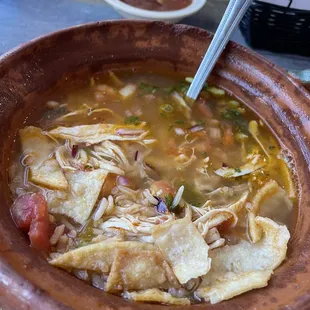 Chicken tortilla soup