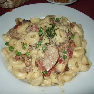 Tortellini Trafficante with Italian Sausage