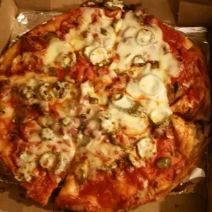 This is what they call extra cheese?!? Definitely not worth the $18 for a 12"