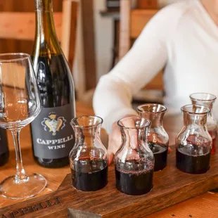 Wine tasting includes tastes of six wines