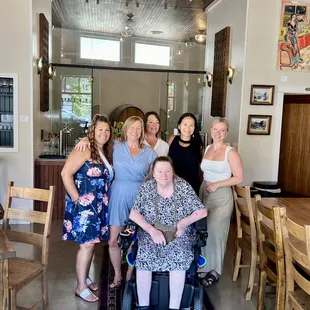 Wheelchair acccessible through our side door