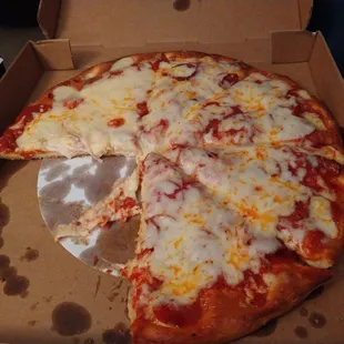 1/2 cheese and pepperoni