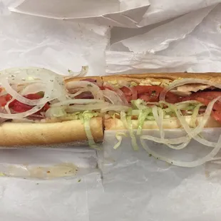 Ordered no onions. Can&apos;t follow directions. Hoagie was average