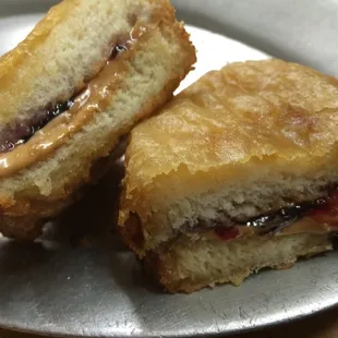 Deep fried PB&amp;J