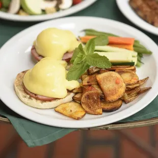 a plate of food on a table