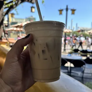 Horchata chocolate cold drink