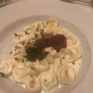 Very small portion of tortellini for $13.