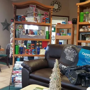 the inside of a store