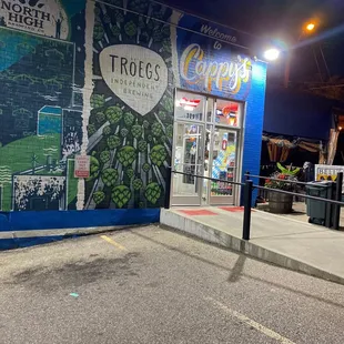 outside of store