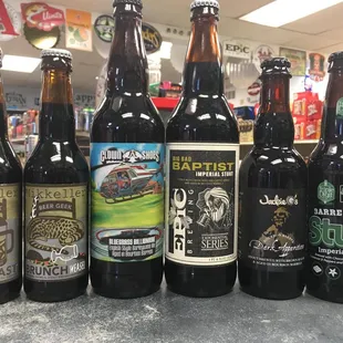 Just a few of the amazing beers you can find here at Cappy&apos;s Norwood *inventory changes with the season*
