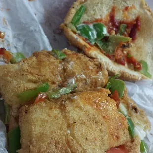 Fish sandwich from Cappy&apos;s pizza and subs