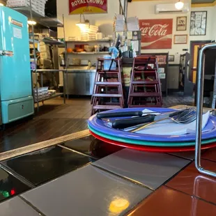 interior, sushi and sashimi