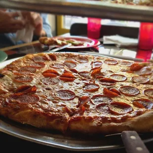 pizza, food